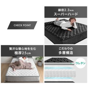 本日+5% マットレス セミシングル ポケット...の詳細画像4