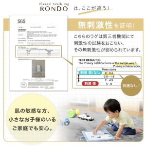 ラグ 1畳 カーペット ラグマット 洗える お...の詳細画像5