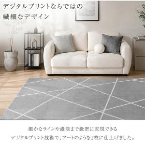 本日+4% ラグ 洗える カーペット 2畳 1...の詳細画像4