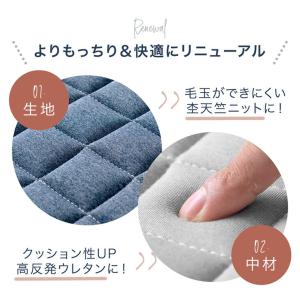 ラグ 1.5畳 厚手 洗える 高反発 135×...の詳細画像1
