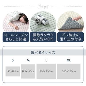 ラグ 3畳 厚手 洗える 高反発 200×25...の詳細画像2