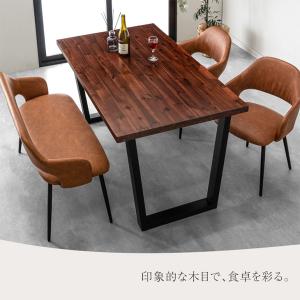 ダイニングセット 4人 ベンチ おしゃれ 4点...の詳細画像2