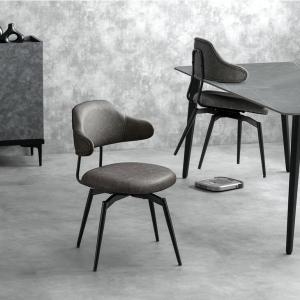 3日+5% ダイニングチェア 2脚 回転 おし...の詳細画像5