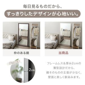 全身鏡 壁掛け 割れない 180 幅100 お...の詳細画像5