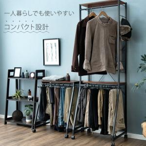 本日+5% スラックスハンガー 15本 キャス...の詳細画像4