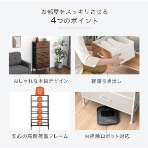 本日+5% チェスト 5段 奥行き30cm 白...の詳細画像4