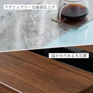 センターテーブル 大理石調 引き出し 北欧 ガ...の詳細画像5