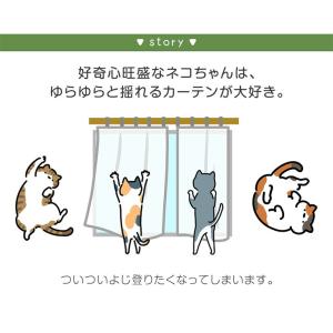 レースカーテン 2枚組 洗える ミラー おしゃ...の詳細画像1