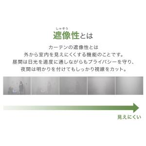 レースカーテン 2枚組 洗える ミラー おしゃ...の詳細画像5