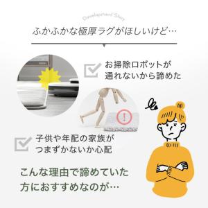 ラグ ラグマット カーペット 4畳 厚手 極厚...の詳細画像1