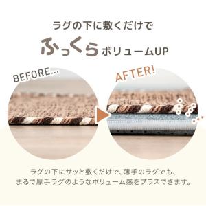 下敷きマット 洗える ラグ 下敷き 厚手 20...の詳細画像2