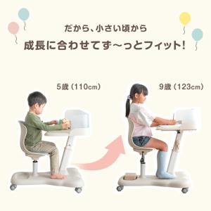 キッズデスク 学習机 チェア 一体型 キッズデ...の詳細画像2