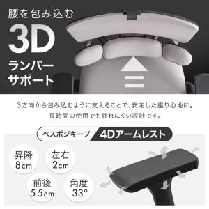 本日+5% オフィスチェア 椅子 メッシュ 肘...の詳細画像1