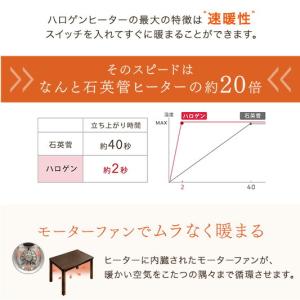 こたつ 長方形 90×75 こたつセット ダイ...の詳細画像5