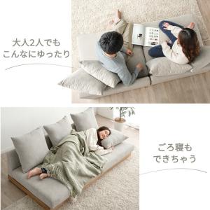 本日+4% ソファー 3人掛け ポケットコイル...の詳細画像4