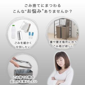 ゴミ箱 フタ付き 分別 キャスター おしゃれ ...の詳細画像3