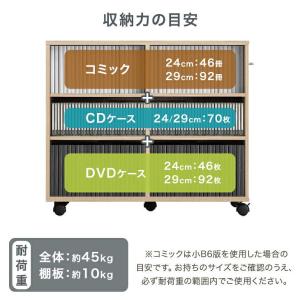 押し入れ収納 キャスター 2台セット 幅24 ...の詳細画像3