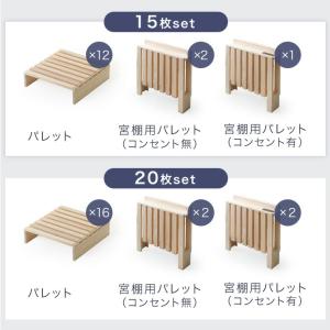 ベッド シングル すのこ 宮付き ベッドフレー...の詳細画像4