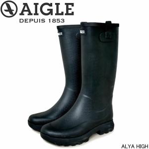 エーグル レインブーツ AIGLE ALYA BLACK AIGLE】アリアハイラバーブーツ ブラック | 海外製 ラバーブーツ | F