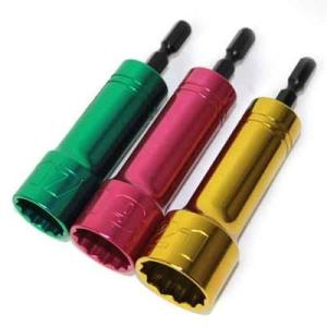 E Value 4977292320559 電ドル用ロングソケット3本組 17MM19MM21MM