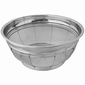 井上金網工業 日本製 18-8 ステンレス ジャンボざる 40cm (10升用