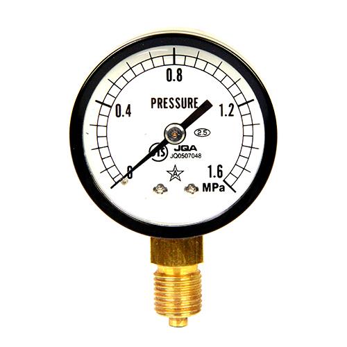 右下精器 4977292426435 汎用圧力計A50 G1 4 S 11 1.6MPA