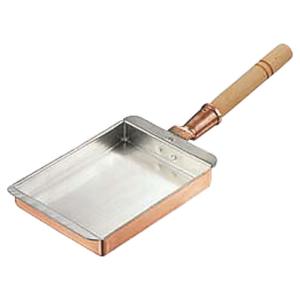 食楽工房 匠のこだわり 本職用玉子焼き 18cm 木蓋付 磨き剤付 銅製