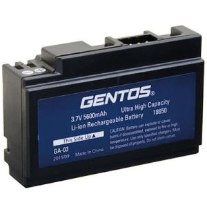 【納期目安：１週間】GENTOS GA-03 【メール便での発送商品】GH-003RG用専用充電池 (GA03)｜tantan