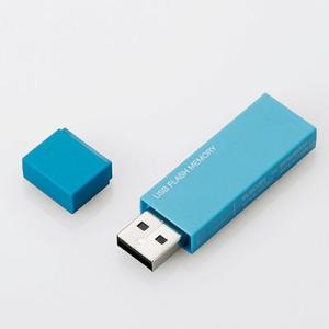 エレコム MF-MSU2B16GBU 【メール便での発送】USBメモリ USB2.0 キャップ式 暗号化セキュリティ パスワード自動認証機能｜tantan