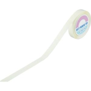 トラスコ中山 緑十字 高輝度蓄光ラインテープ Pet 面ファスナータイプ 年間定番 25mm幅 5m