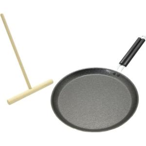ストウブ staub クレープパン 木柄 28cm 40509-525 日本正規品業務用