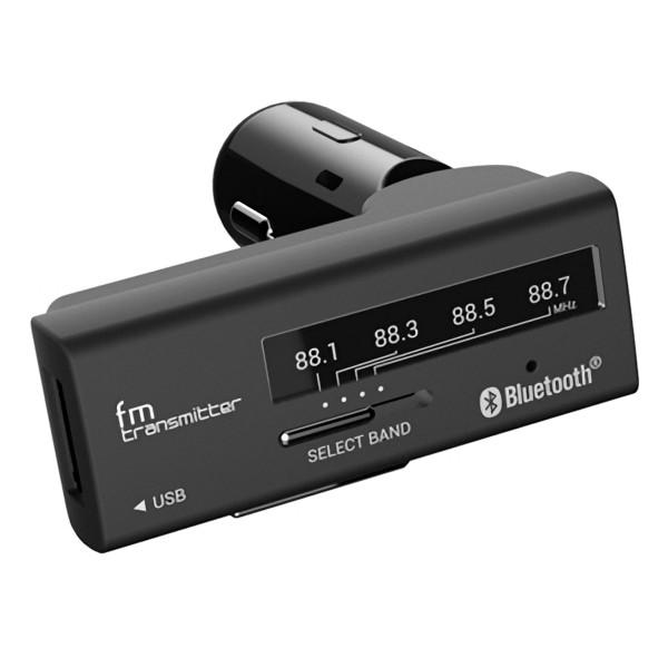 カシムラ KD-189 Bluetooth FMトランスミッター 4バンド USB1ポート 2.4A...