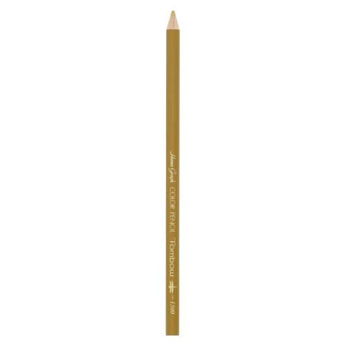トンボ鉛筆 4901991001372 色鉛筆 1500 単色 黄土色 1500-05 (12本)