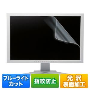 サンワサプライ LCD-BCG238W 23.8型ワイド対応ブルーライトカット液晶保護指紋防止光沢フィルム (LCDBCG238W)｜tantan