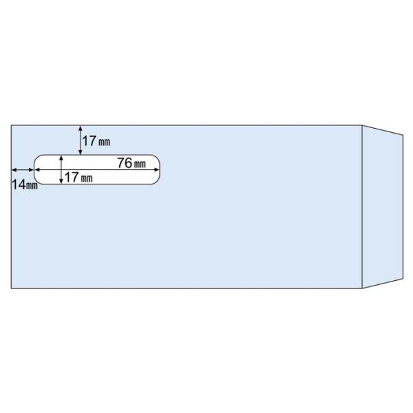 ヒサゴ 4902668565722 窓つき封筒(給与明細用)100枚入 MF31