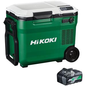 HiKOKI（日立工機） UL18DC(WM) 14.4/18V コードレス冷温庫 3電源対応 -18℃〜60℃ 17段階温度設定 高容量蓄電池1個付き アグレッシブグリーン [KH10]｜tantan