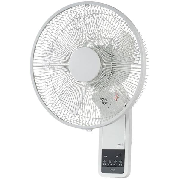 ユアサプライムス YKW 380EFR リモコン壁掛け扇風機 YKW380EFR