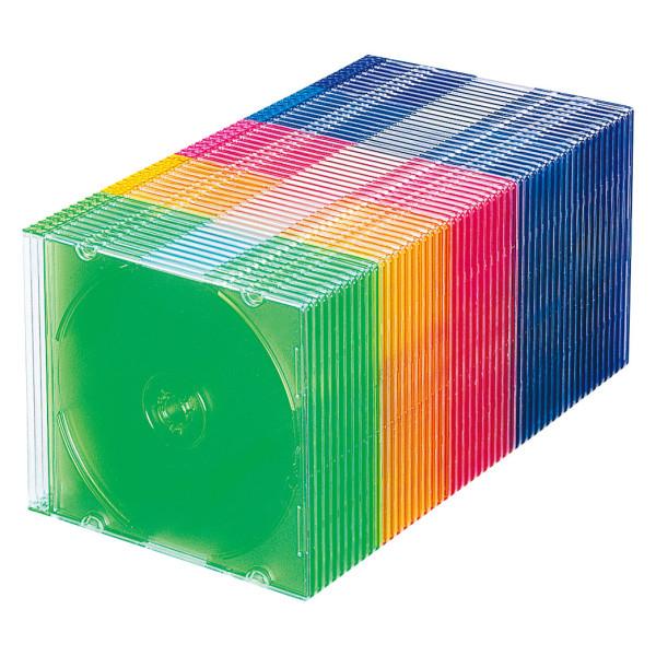 サンワサプライ FCD-PU50MXN2 Blu-ray・DVD・CDケース(スリムタイプ・50枚セ...
