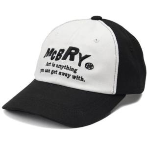 【納期目安：１週間】MCBRY72355 マクバリー 【CAP(キャップ)】 MCBRY LOGO BALL CAP ブラック ブラック｜tantan
