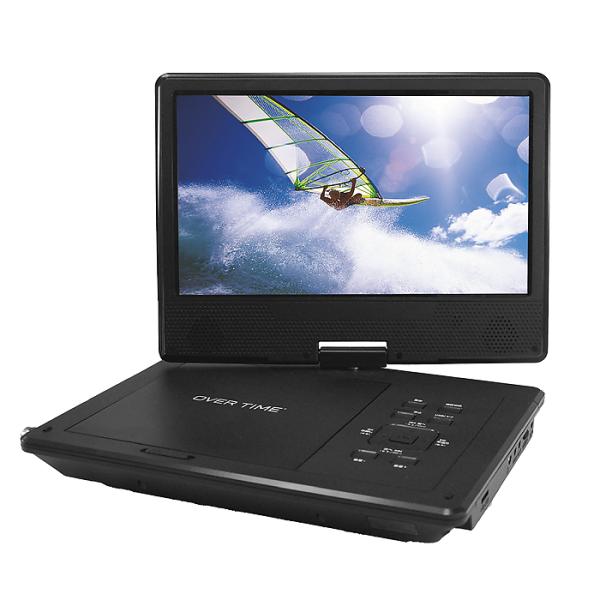 OVERTIME OT TVD10G 10.1インチ フルセグ ポータブルDVDプレイヤー OTTV...