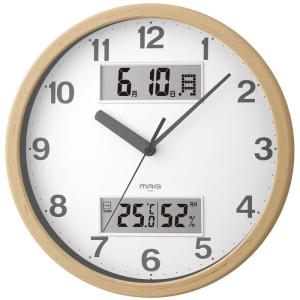 CITIZEN（シチズン） 壁掛電波時計 リズム フィットウェーブリブ 液晶