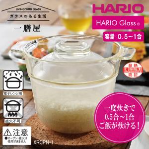 ハリオ XRCPN 1 一膳屋 0.5 1合用 電子レンジ専用 XRCPN1｜タンタンショップ