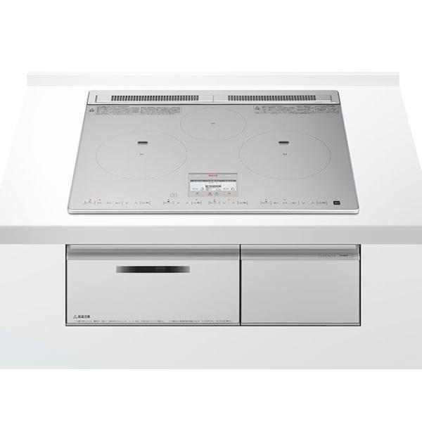 日立 HT N9STF S ビルトインIHコンロ 3口 60cm シルバー 旨美焼き 無水両面焼き ...