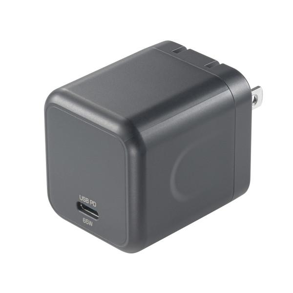 サンワサプライ ACA PD105BK USB PD対応キューブ型AC充電器 PD65W ACAPD...