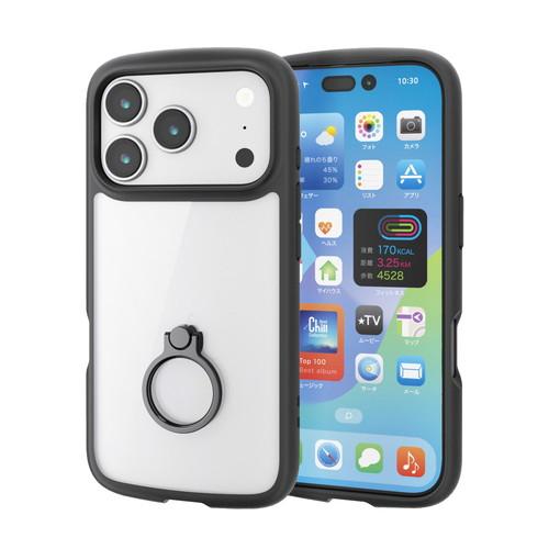 エレコム PM A25CTSLFCRBK メール便での発送商品 iPhone17 Pro ケース ハ...