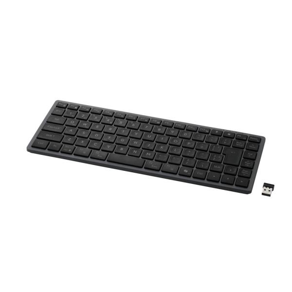 エレコム TK PN1075MPBK テンキーレス ワイヤレスキーボード BT 2.4GHz 日本語...