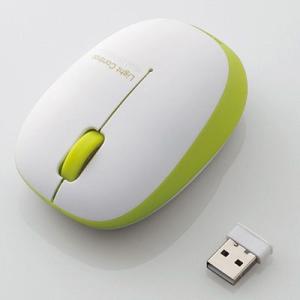 エレコム M-BL20DBGN マウス ワイヤレス 無線 3ボタン 小型 軽量 重さ50g Windows11 Mac Android グリーン (MBL20DBGN)｜tantan