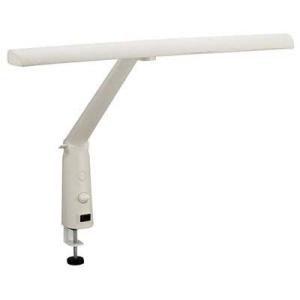 オーム電機 OAL-LPL60G-W LEDクランプライト サービスコンセント付  ホワイト (OALLPL60GW)
