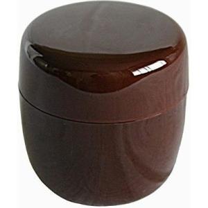 棗 茶筒（内蓋付き） こげ茶 TY16-21 ｜ 抹茶 入れ 保存 なつめ 中蓋