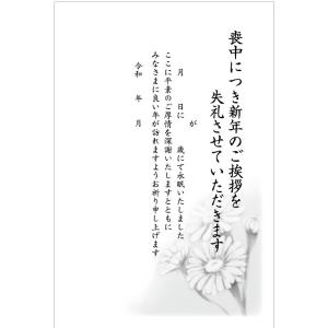 私製10枚 喪中はがき 手書き記入タイプ　私製ハガキ　切手なし　裏面印刷済み　K-2021-805｜tantanjp